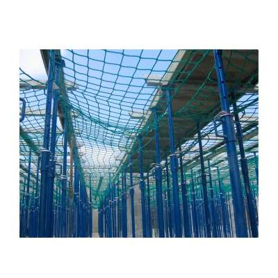 Scaffold safety net for outside construction security