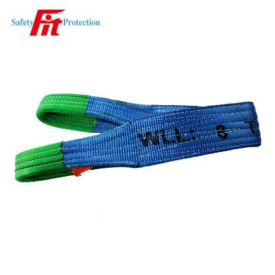 8T polyest flat webbing sling