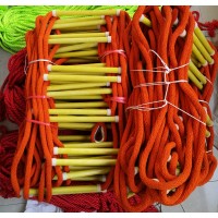 Foldable easy store soft climbing rope ladder